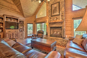 Lavish Cabin with Deck, Game Room and Mountain Views!